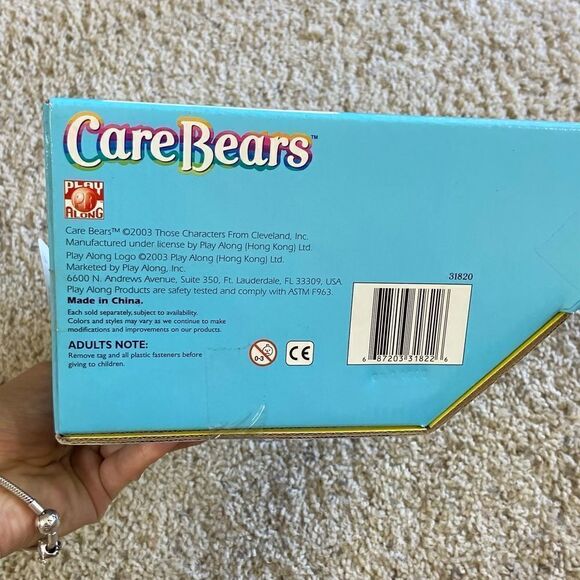 NWT Vtg 2003 Care Bears 10” Plush Baby Tugs Bear +Book Stuffed Animal - Picture 4 of 5